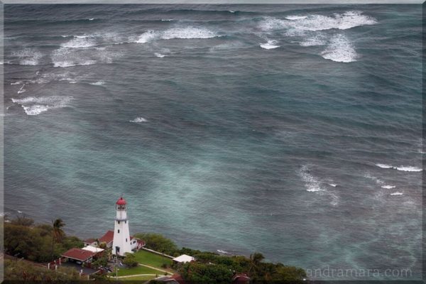 Lighthouse guarding the ocean shores