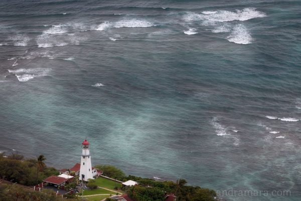 Lighthouse guarding the ocean shores