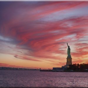 After a hurricane, Miss Liberty lights up the New York sky