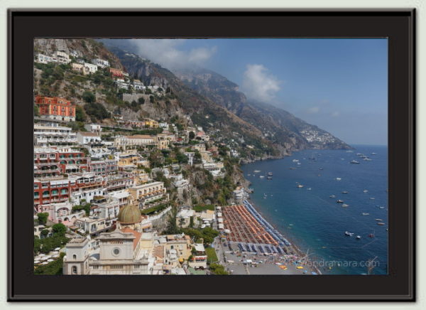 Positano in Italy during summertime